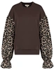 My Jewellery Sweater with leopard sleeves MJ14328