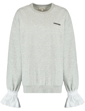 My Jewellery Sweater with poplin cuff MJ14015