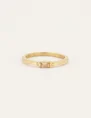 My Jewellery Vinage Ring Transparante Rechthoek&Structuur MJ05923