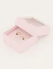 My Jewellery Vinage Ring Transparante Rechthoek&Structuur MJ05923