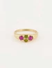 My Jewellery Vintage cluster ring groen kri MJ05041