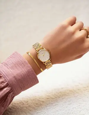 My Jewellery Watch round clock chain MJ07097