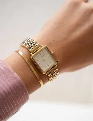 My Jewellery Watch square clock chain MJ07096