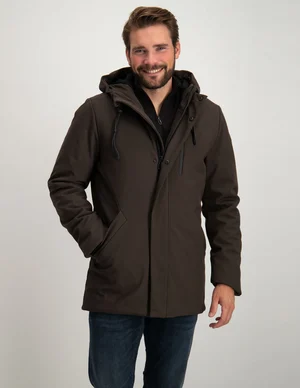 No Excess Jacket Mid Long Fit Hooded Softshel 17630821SN