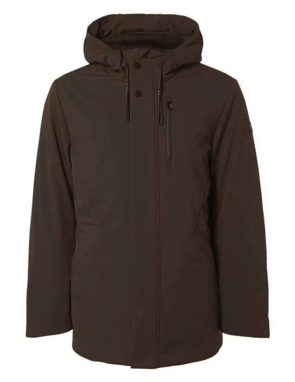 No Excess Jacket Mid Long Fit Hooded Softshel 17630821SN