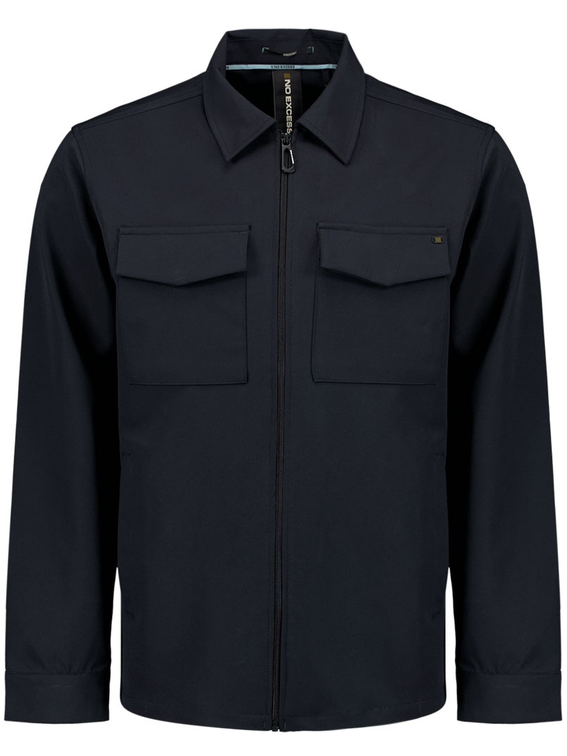No Excess Overshirt Full Zipper Stretch Sedoc 27510104