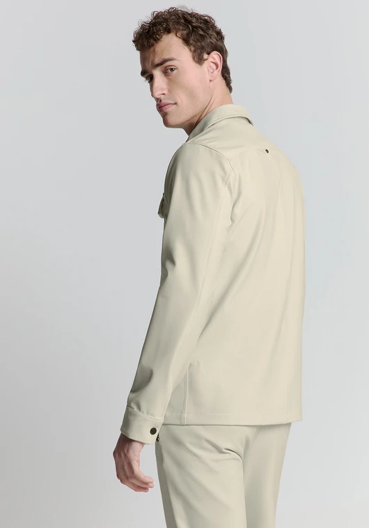 No Excess Overshirt Full Zipper Stretch Sedoc 27510104