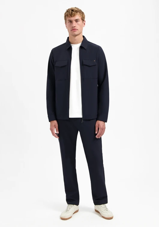 No Excess Overshirt Full Zipper Stretch Sedoc 29510804
