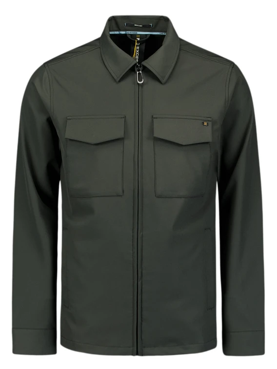 No Excess Overshirt Full Zipper Stretch Sedoc 29510804