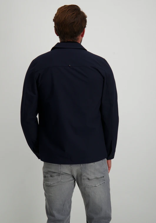 No Excess Overshirt Zip Closure Stretch 25510802