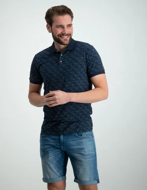 No Excess Polo Allover Printed Stretch Respon 19370310