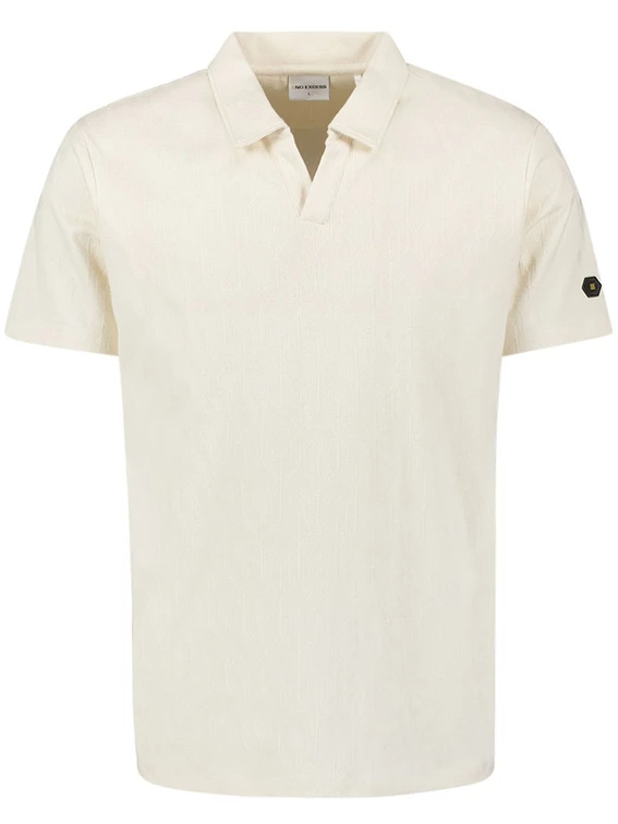 No Excess Polo V Solid Terry Jacquard 28380453