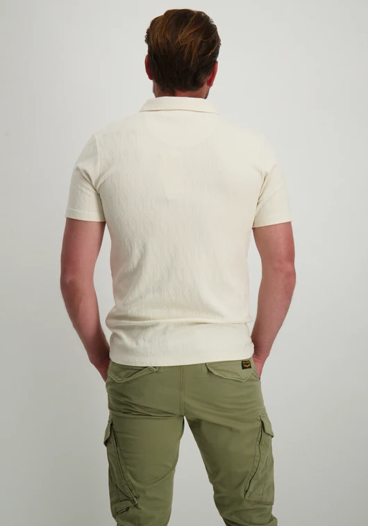No Excess Polo V Solid Terry Jacquard 28380453