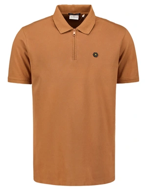 No Excess Polo Zip Pique Garment Dyed 28380422