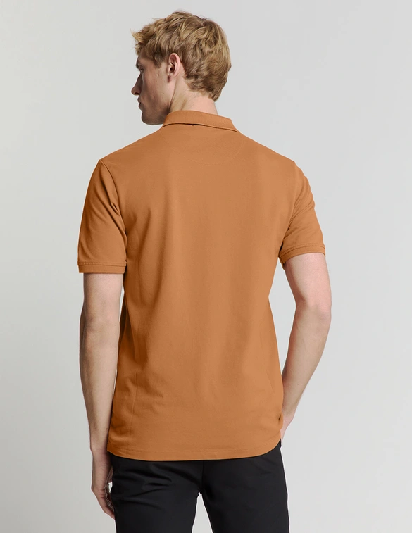 No Excess Polo Zip Pique Garment Dyed 28380422