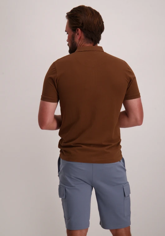 No Excess Polo Zip Pique Garment Dyed 28380422