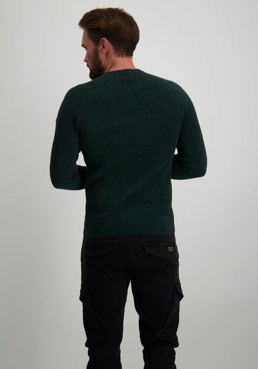 No Excess Pullover Crewneck 2 Coloured Chenil 25210917