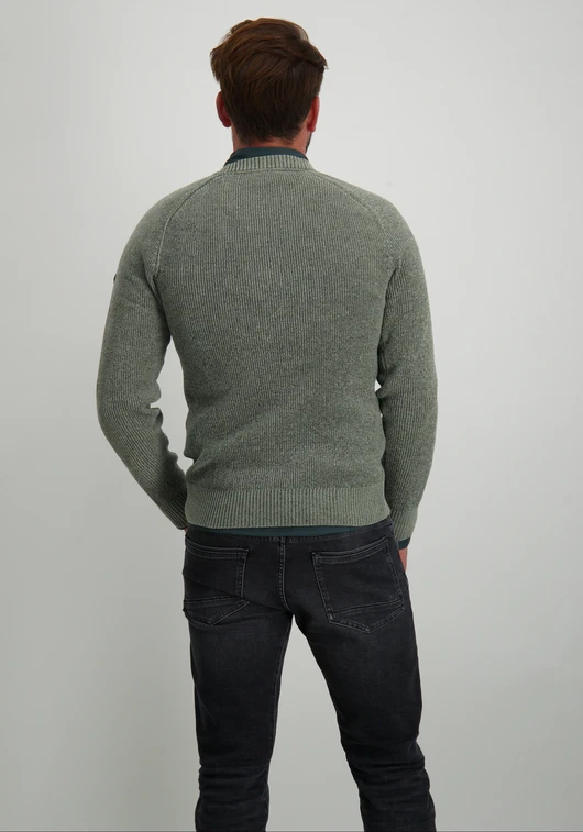 No Excess Pullover Crewneck 2 Coloured Chenil 25210917