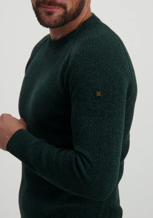 No Excess Pullover Crewneck 2 Coloured Chenil 25210917