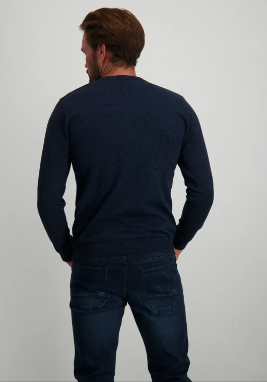No Excess Pullover Crewneck 2 Coloured Melang N2180