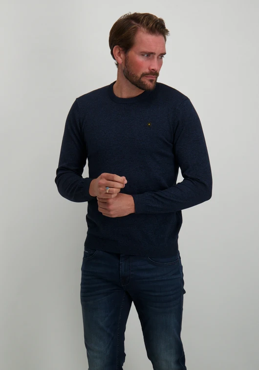 No Excess Pullover Crewneck 2 Coloured Melang N2180
