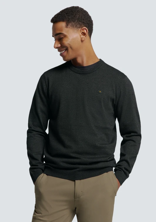No Excess Pullover Crewneck 2 Coloured Melang N2180