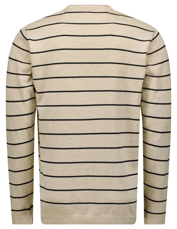 No Excess Pullover Crewneck 2 Coloured Stripe 23210161