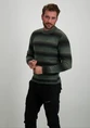 No Excess Pullover Crewneck Degrade Stripes W 25210941