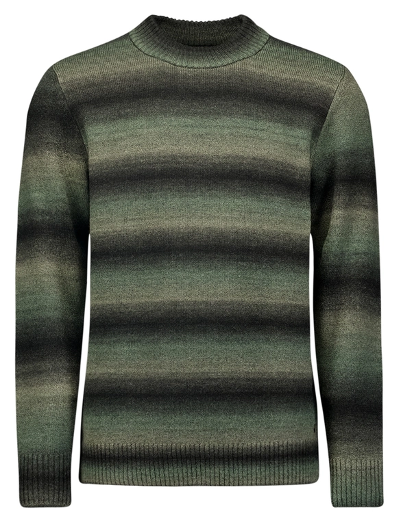 No Excess Pullover Crewneck Degrade Stripes W 25210941