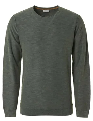 No Excess Pullover Crewneck Slub Garment Dyed 17210801SN