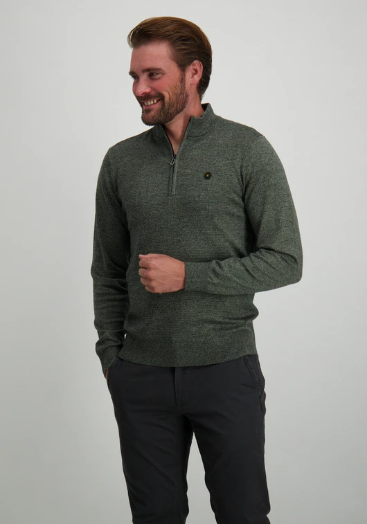 No Excess Pullover Half Zip 2 Coloured Melang 25210885SN