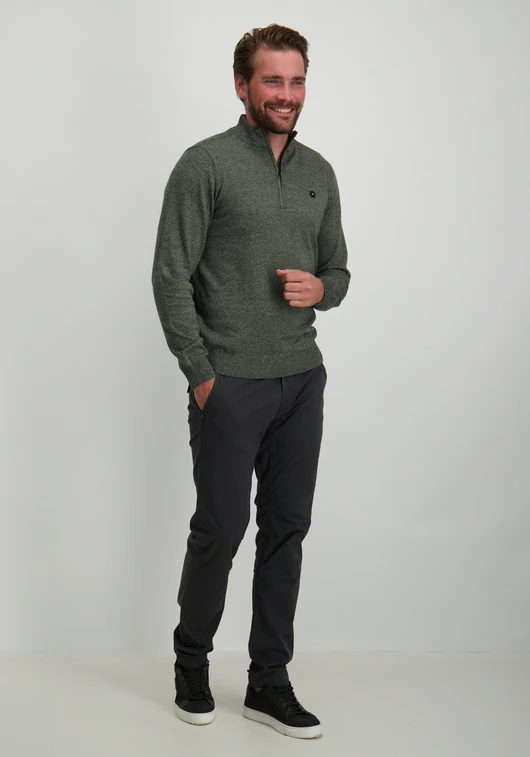 No Excess Pullover Half Zip 2 Coloured Melang 25210885SN