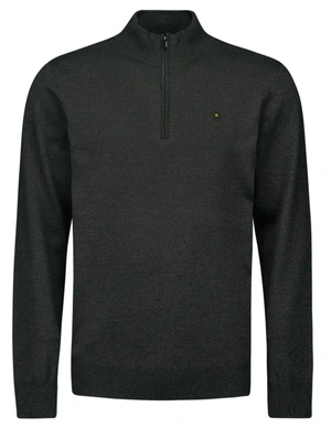No Excess Pullover Half Zip 2 Coloured Melang N2185