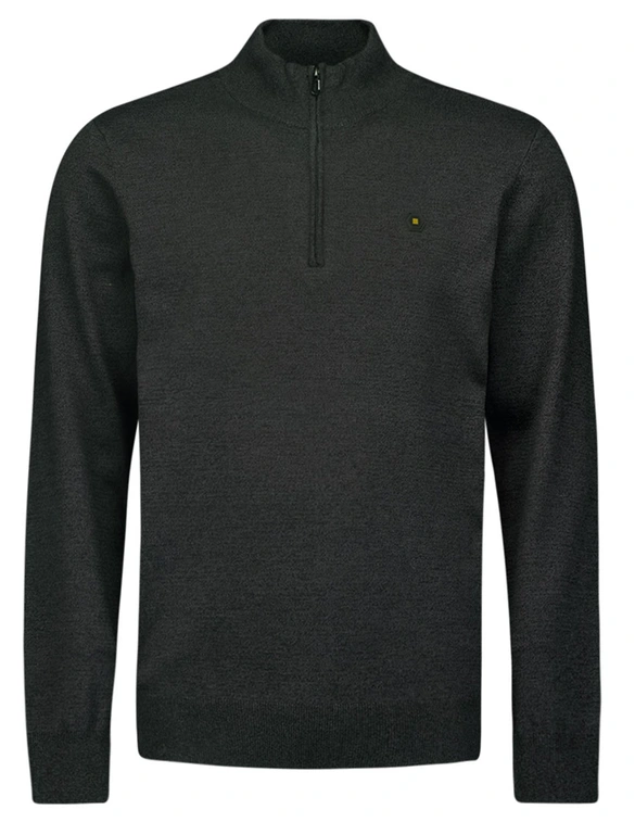 No Excess Pullover Half Zip 2 Coloured Melang N2185