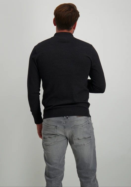 No Excess Pullover Half Zip 2 Coloured Melang N2185