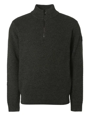 No Excess Pullover Half Zipper 2 Coloured Mel 17230904SN