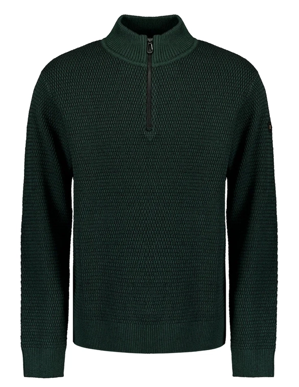 No Excess Pullover Half Zipper 2 Coloured Mel 25230904