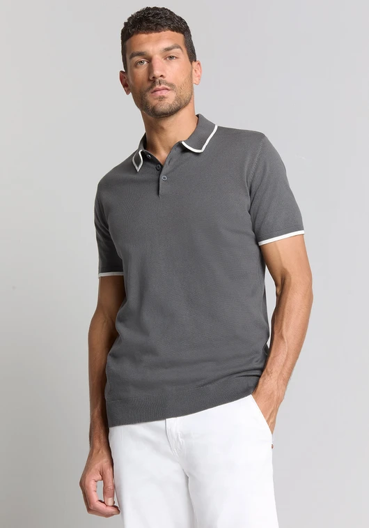 No Excess Pullover Short Sleeve Polo Button S 28240456