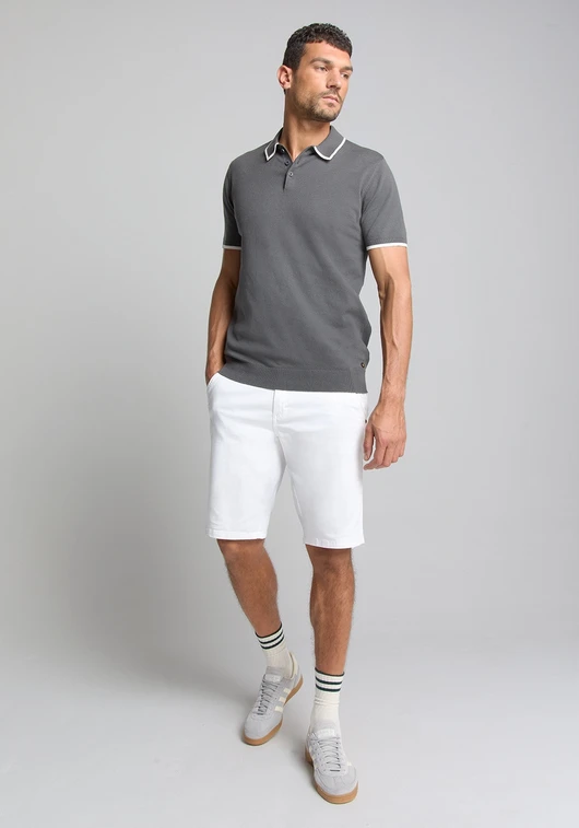 No Excess Pullover Short Sleeve Polo Button S 28240456