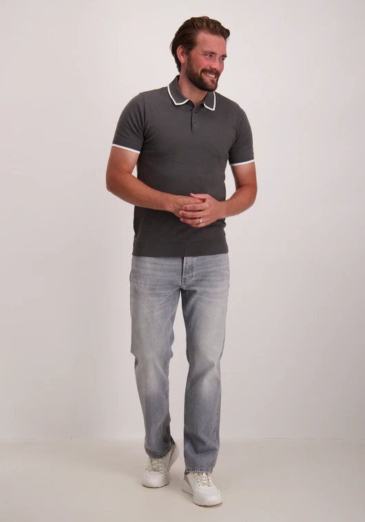 No Excess Pullover Short Sleeve Polo Button S 28240456