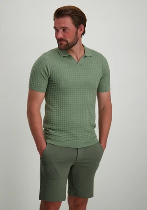 No Excess Pullover Short Sleeve Polo V Solid 27230363