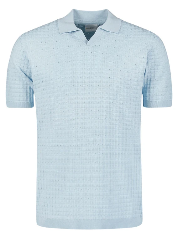 No Excess Pullover Short Sleeve Polo V Solid 27230363