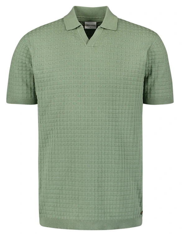 No Excess Pullover Short Sleeve Polo V Solid 27230363
