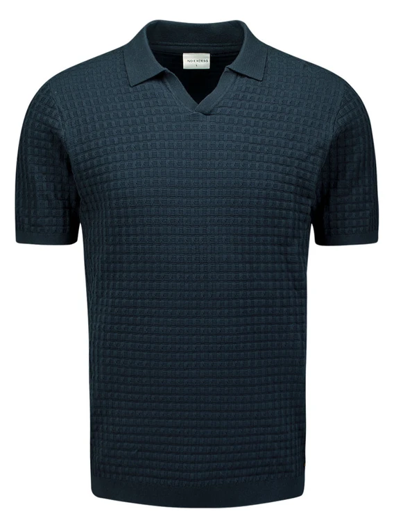 No Excess Pullover Short Sleeve Polo V Solid 27230363