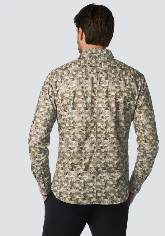 No Excess Shirt Allover Printed Corduroy 25430918