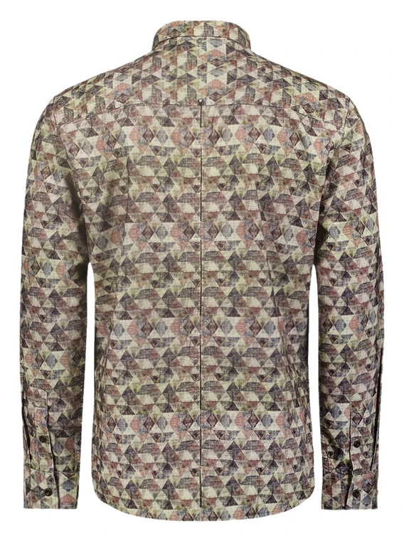 No Excess Shirt Allover Printed Corduroy 25430918