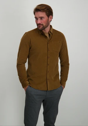 No Excess Shirt Corduroy Solid 25410701