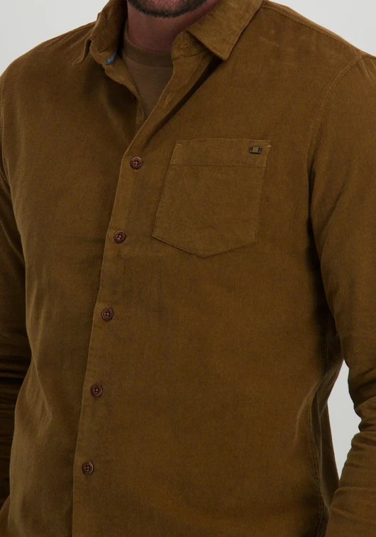 No Excess Shirt Corduroy Solid 25410701