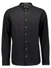 No Excess Shirt Granddad Solid With Linen 27470218SN