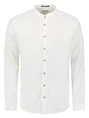 No Excess Shirt Granddad Solid With Linen 27470218SN